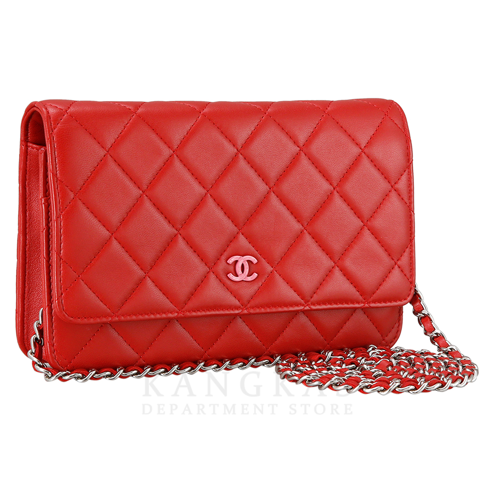 CHANEL(USED) 샤넬 클래식 램스킨 WOC