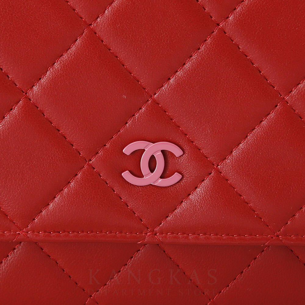 CHANEL(USED) 샤넬 클래식 램스킨 WOC