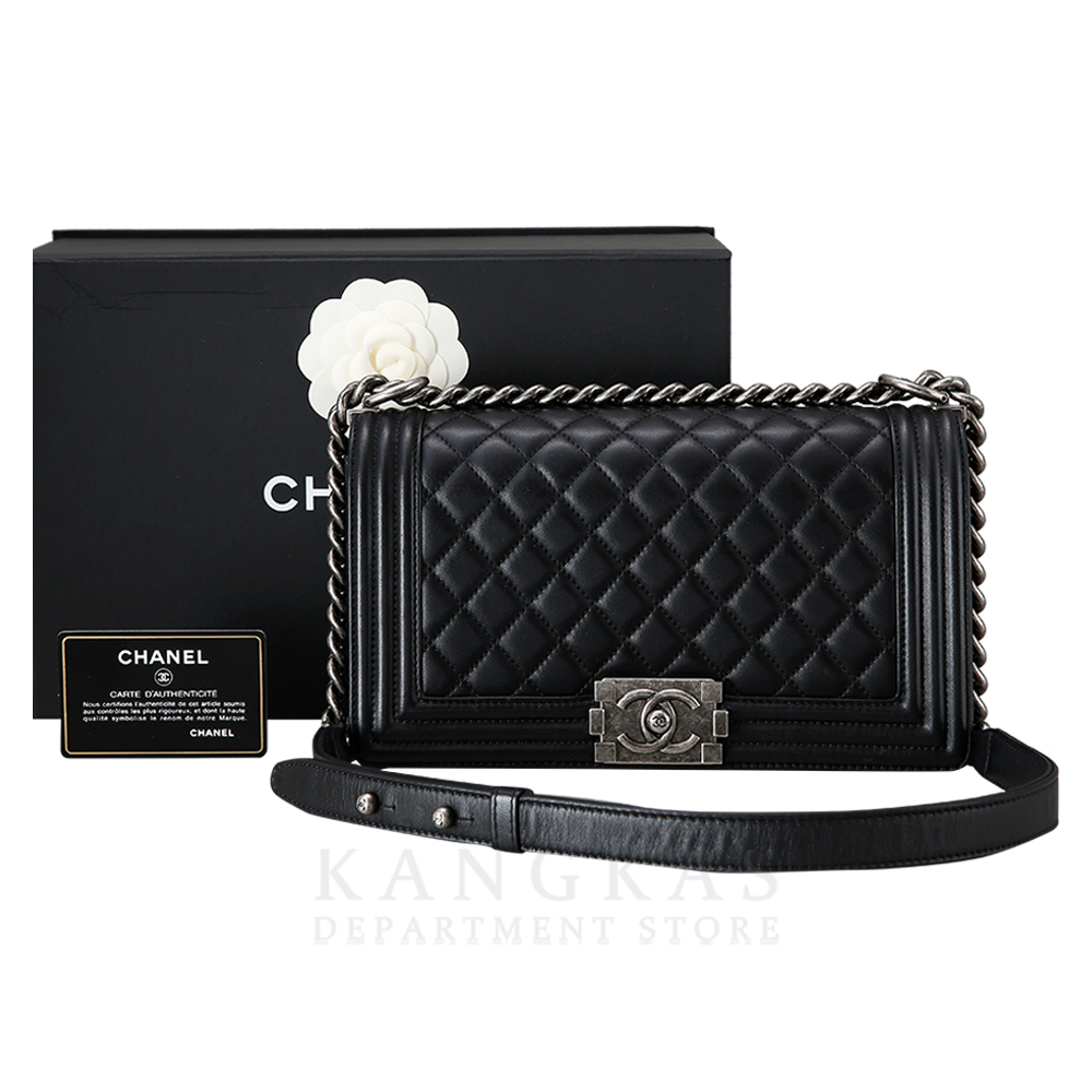 CHANEL(USED)샤넬 보이샤넬 램스킨 미듐