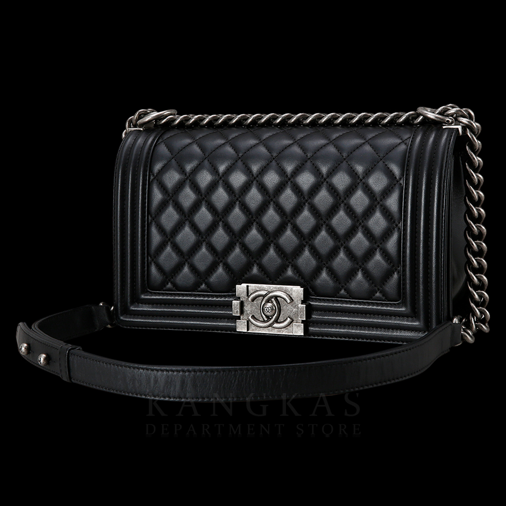 CHANEL(USED)샤넬 보이샤넬 램스킨 미듐