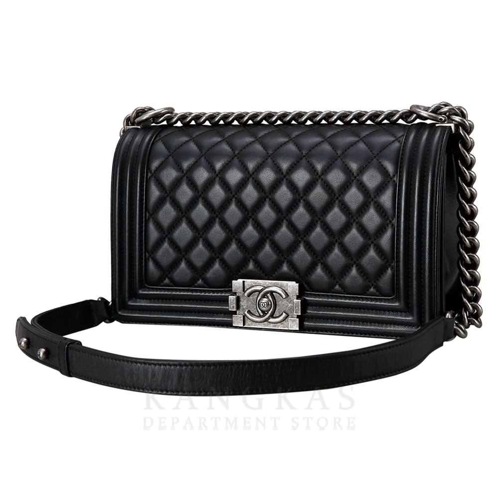 CHANEL(USED)샤넬 보이샤넬 램스킨 미듐