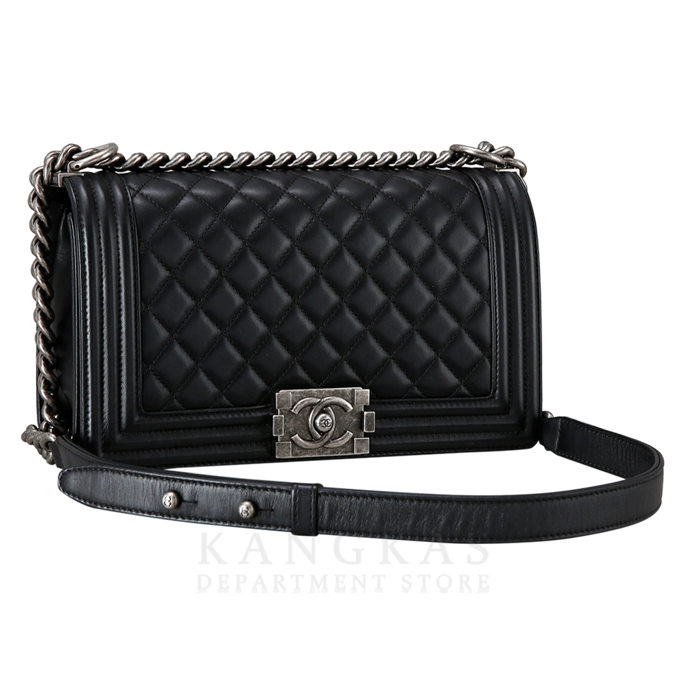 CHANEL(USED)샤넬 보이샤넬 램스킨 미듐