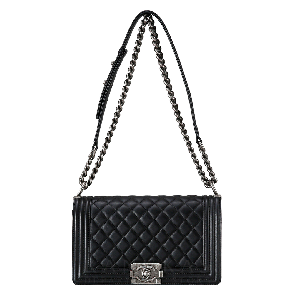 CHANEL(USED)샤넬 보이샤넬 램스킨 미듐