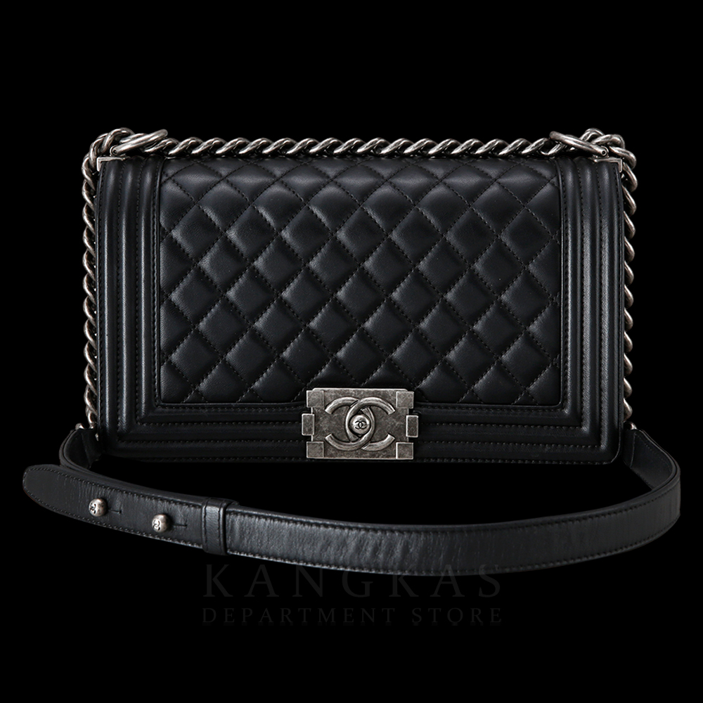 CHANEL(USED)샤넬 보이샤넬 램스킨 미듐