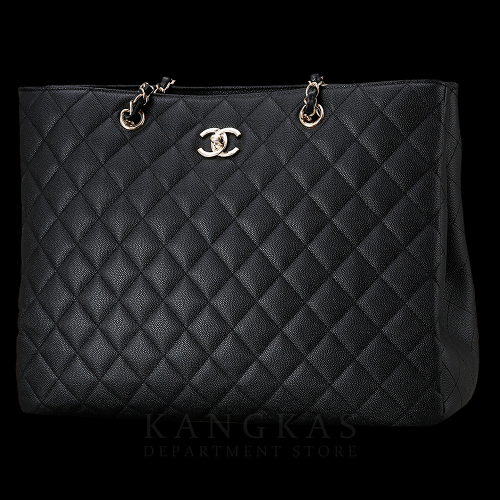 CHANEL(USED)샤넬 시즌 CC 캐비어 쇼퍼백