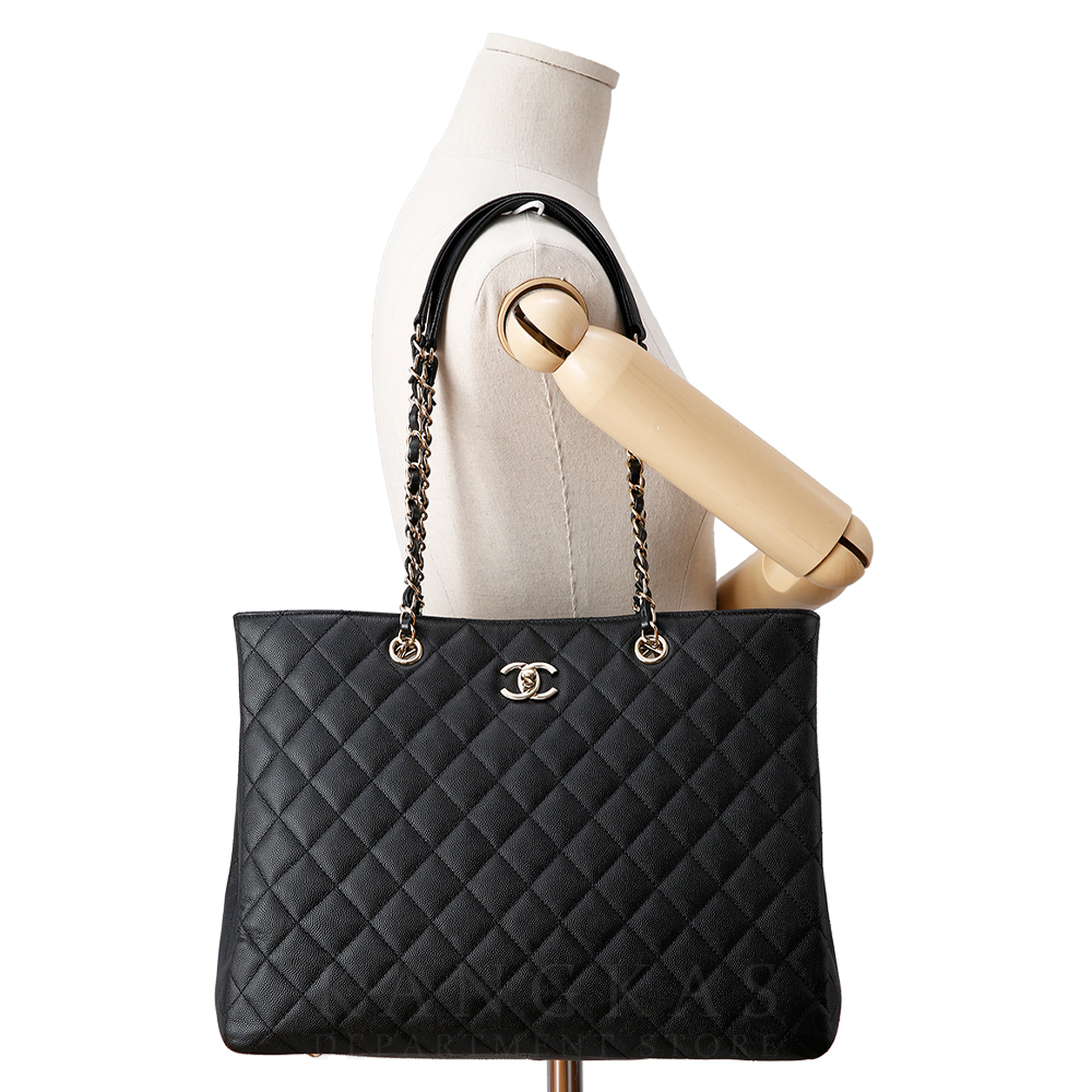 CHANEL(USED)샤넬 시즌 CC 캐비어 쇼퍼백