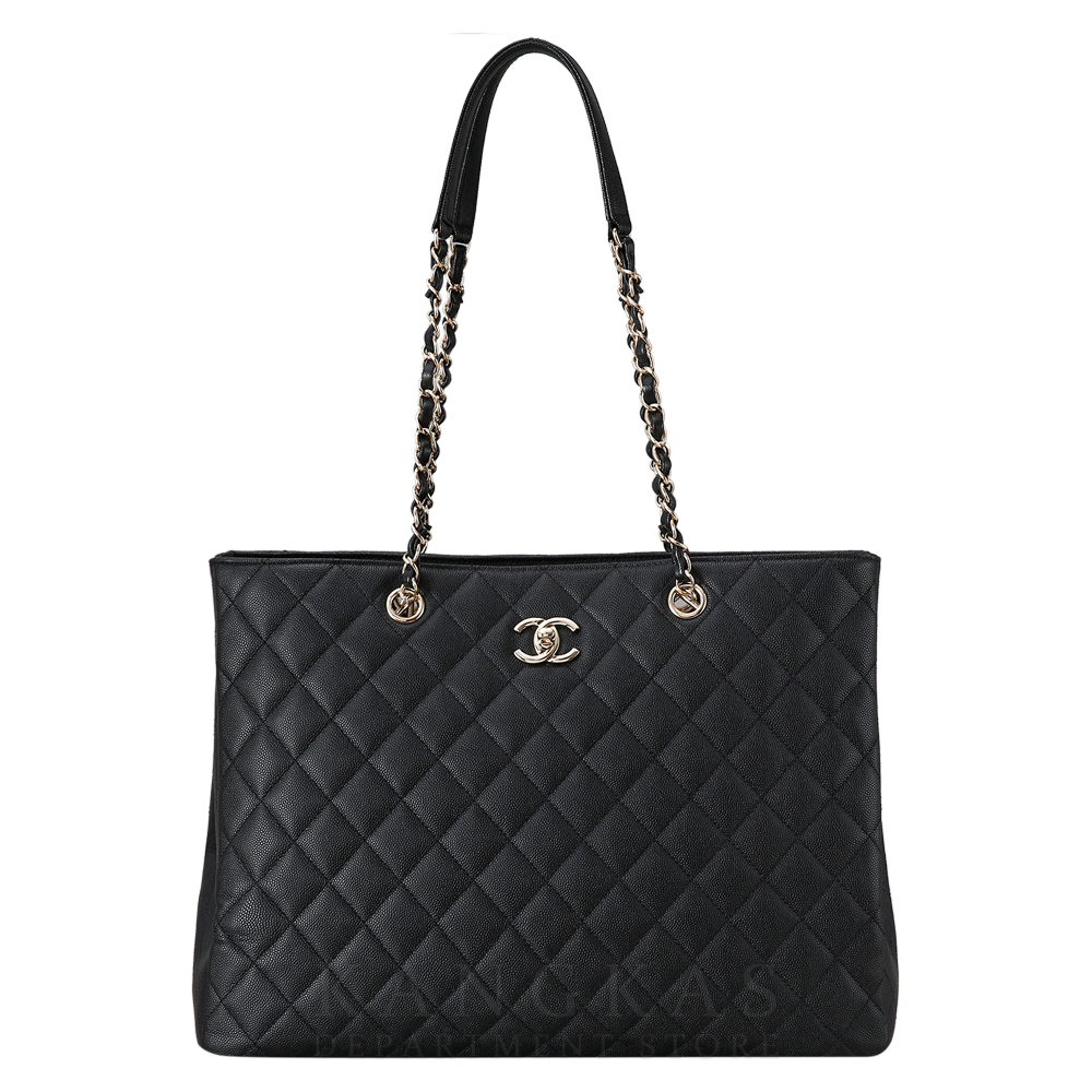 CHANEL(USED)샤넬 시즌 CC 캐비어 쇼퍼백