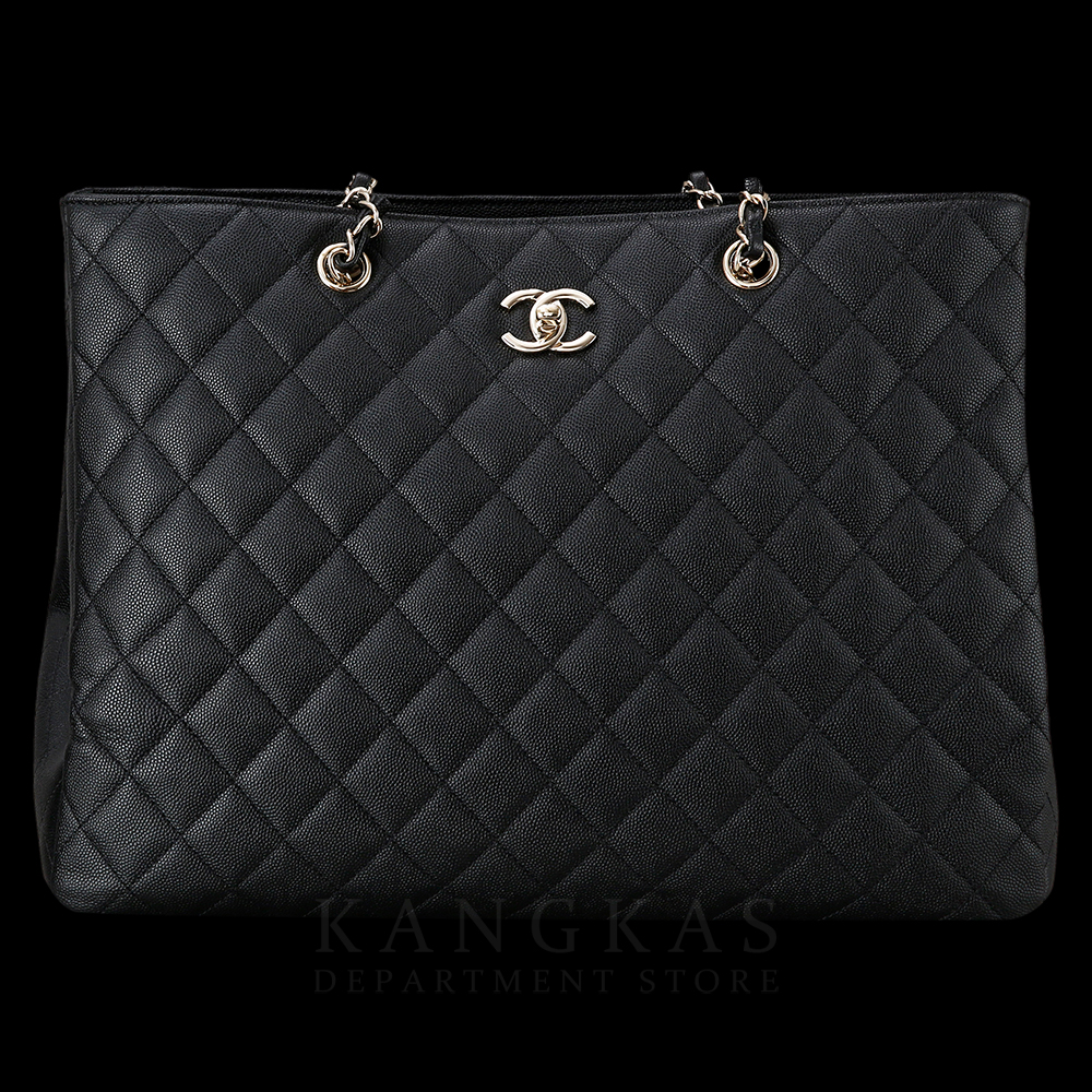CHANEL(USED)샤넬 시즌 CC 캐비어 쇼퍼백