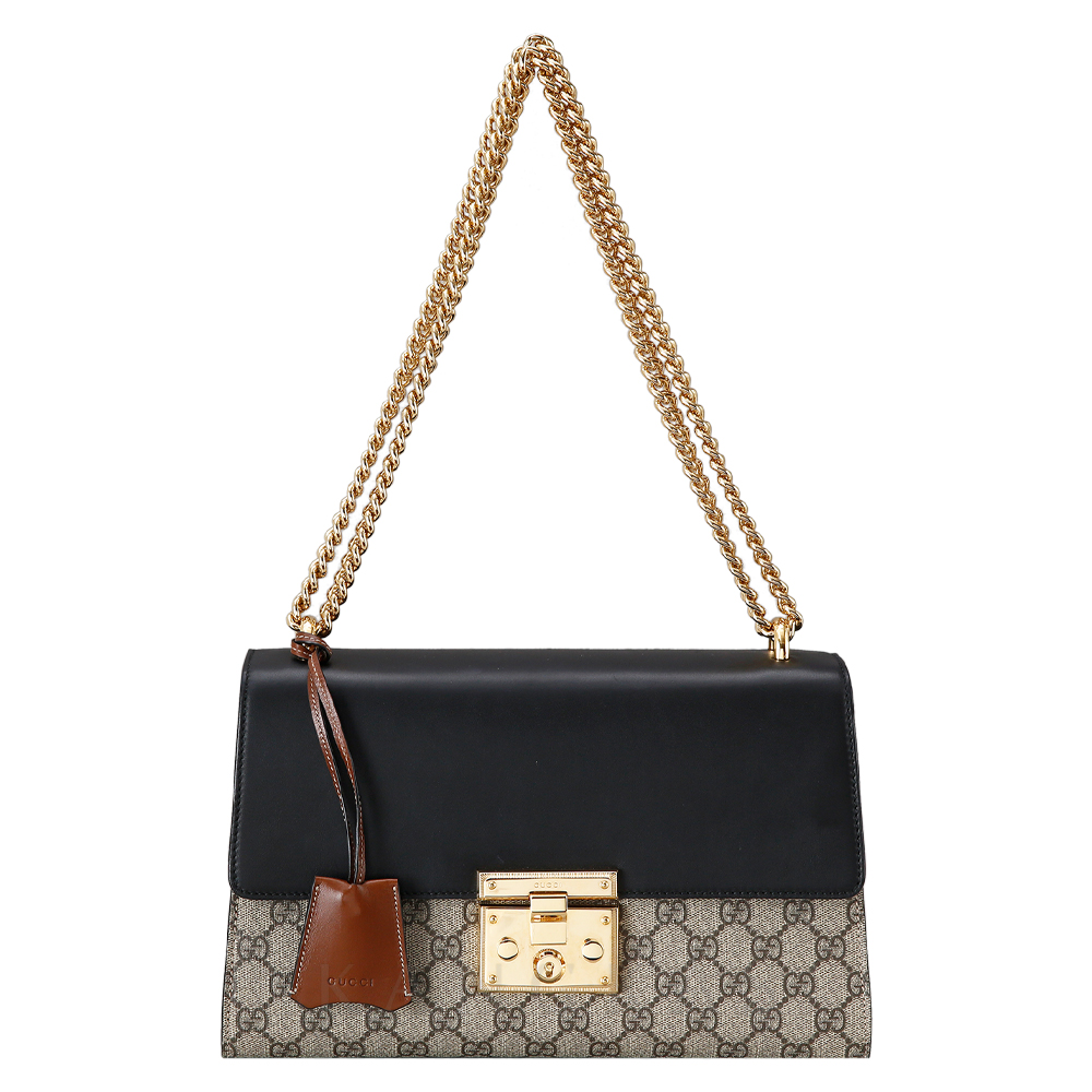 GUCCI(USED) 구찌 패드락 체인 숄더백