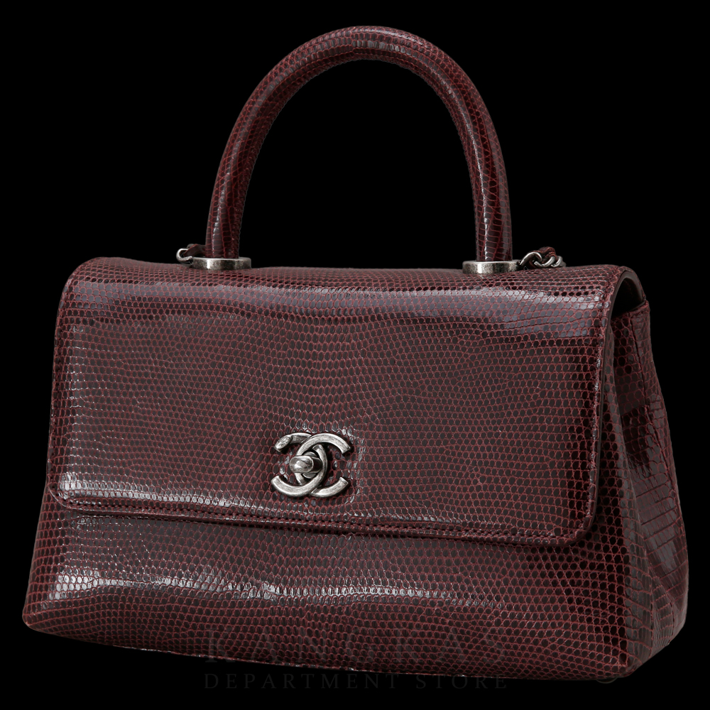 CHANEL(USED)샤넬 캐비어 코코핸들 리자드 스몰