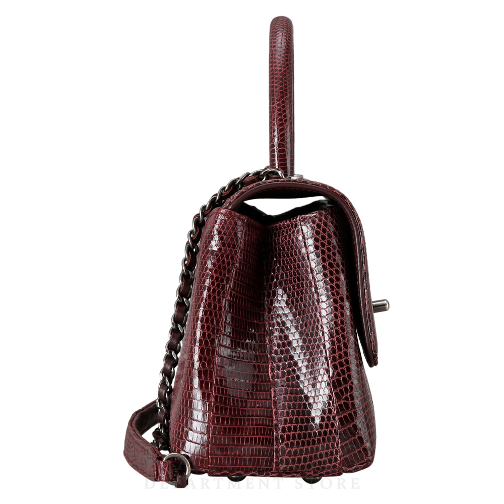CHANEL(USED)샤넬 캐비어 코코핸들 리자드 스몰
