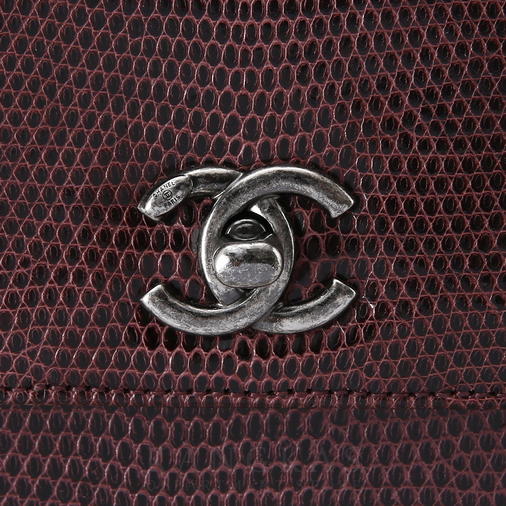 CHANEL(USED)샤넬 캐비어 코코핸들 리자드 스몰