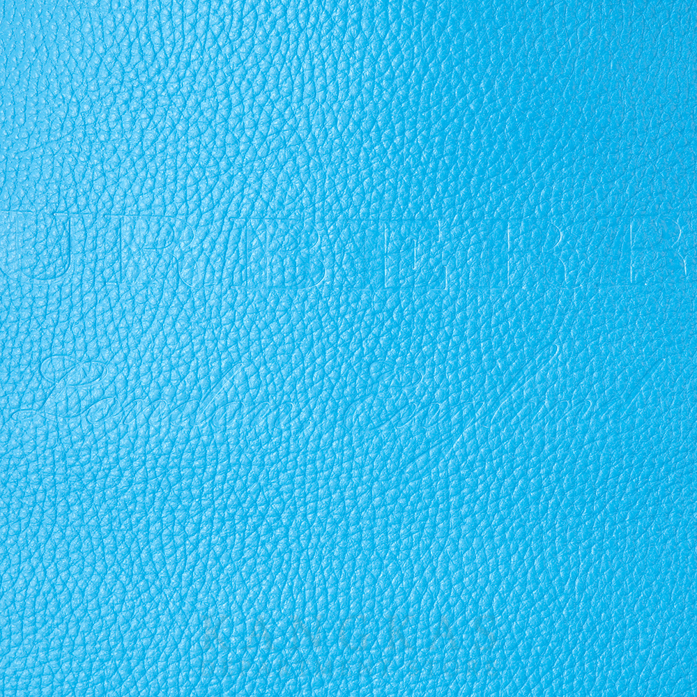 BURBERRY(USED)버버리 레더 네온블루 쇼퍼백