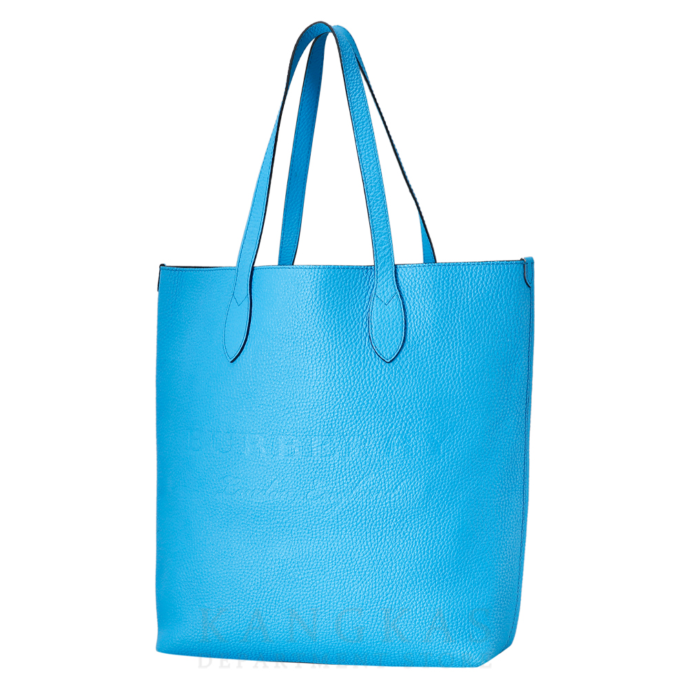 BURBERRY(USED)버버리 레더 네온블루 쇼퍼백