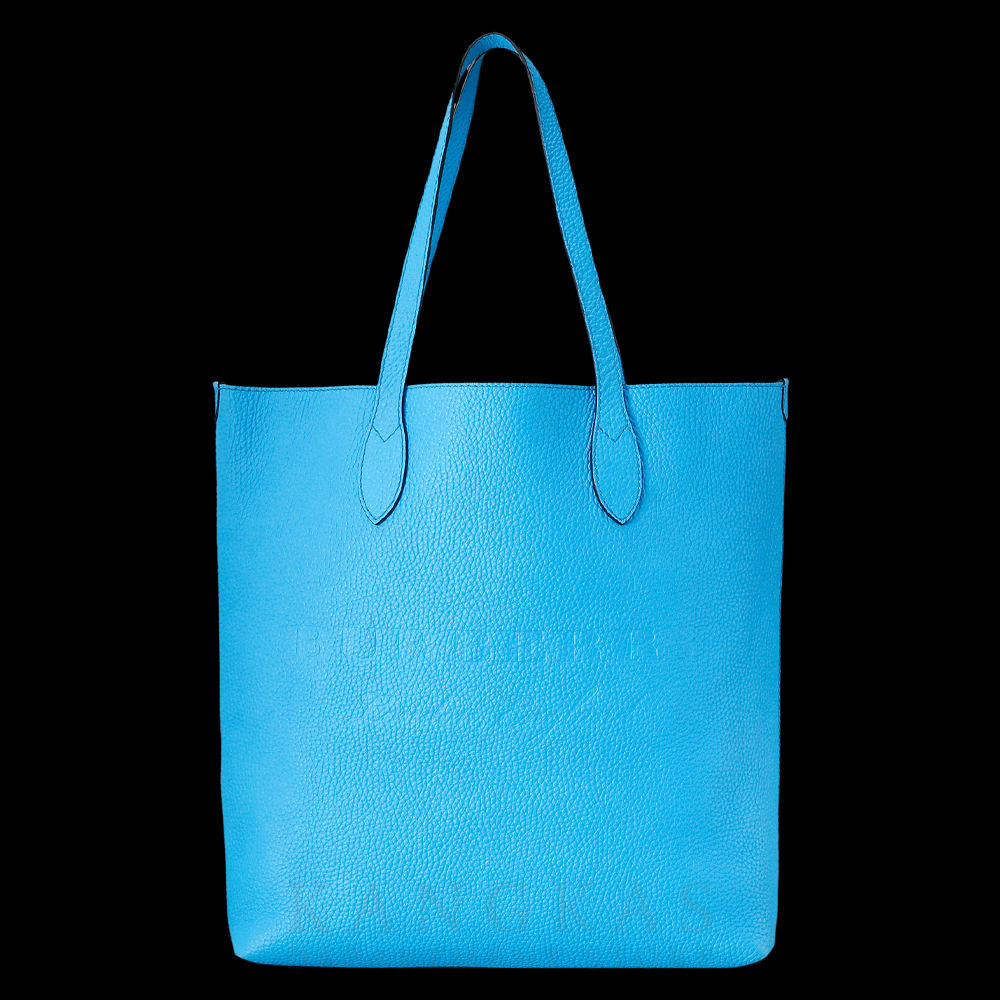 BURBERRY(USED)버버리 레더 네온블루 쇼퍼백