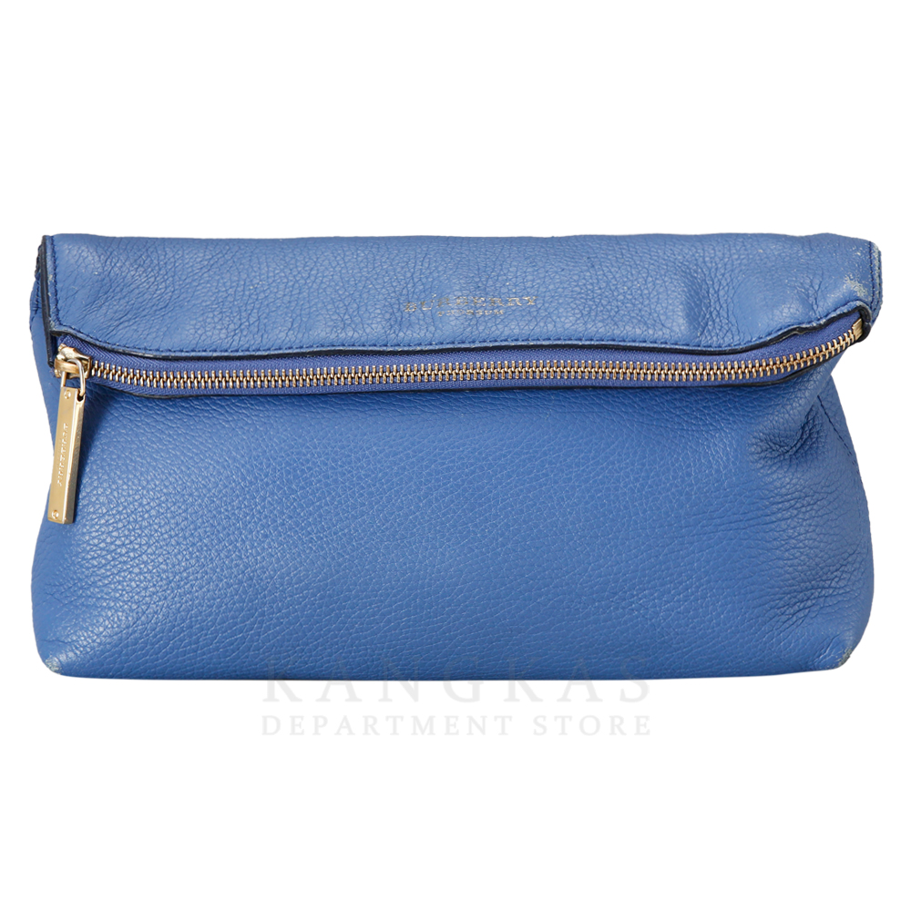 BURBERRY(USED)버버리 블루 레더 메신저백
