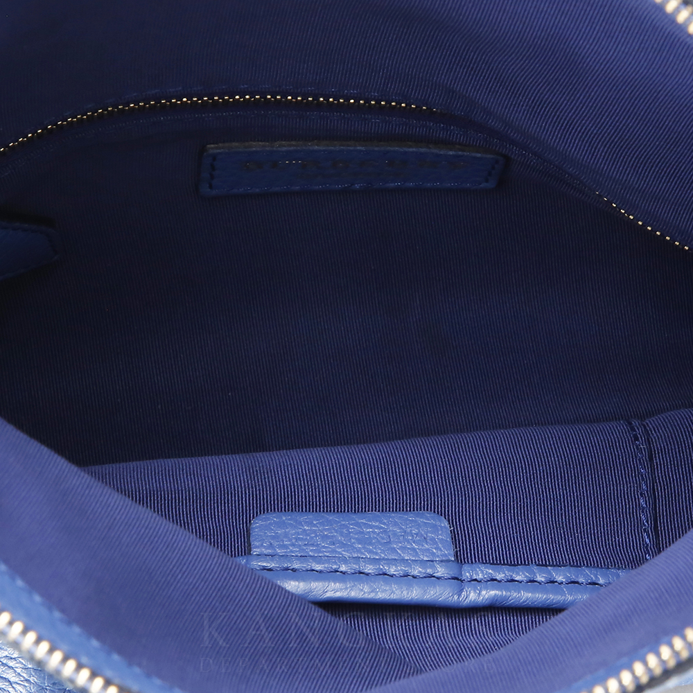 BURBERRY(USED)버버리 블루 레더 메신저백