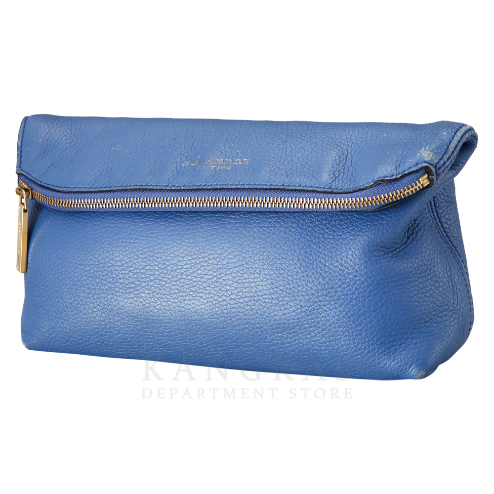 BURBERRY(USED)버버리 블루 레더 메신저백