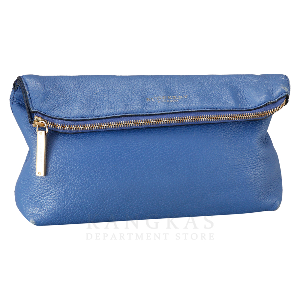 BURBERRY(USED)버버리 블루 레더 메신저백
