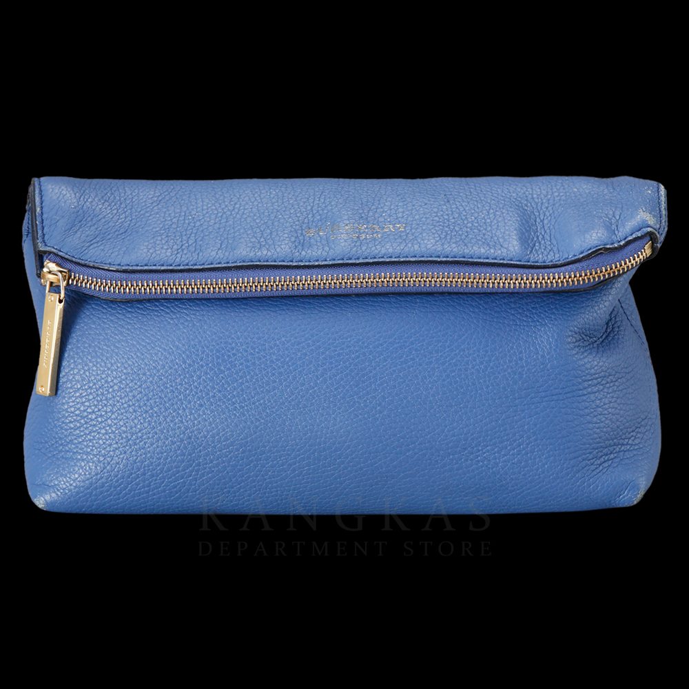 BURBERRY(USED)버버리 블루 레더 메신저백