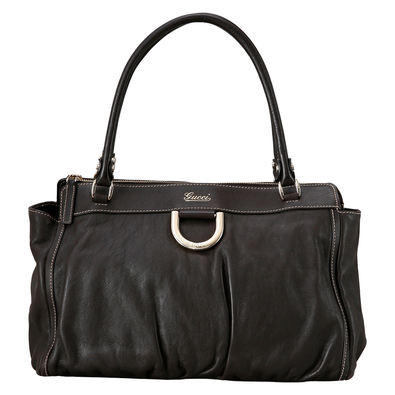 GUCCI(USED) 구찌 레더 토트백