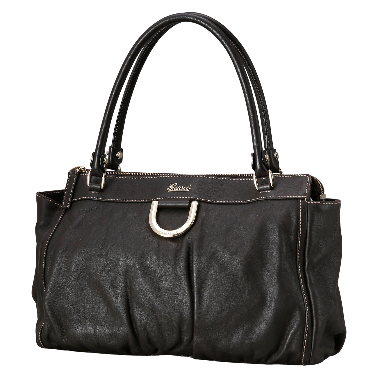 GUCCI(USED) 구찌 레더 토트백