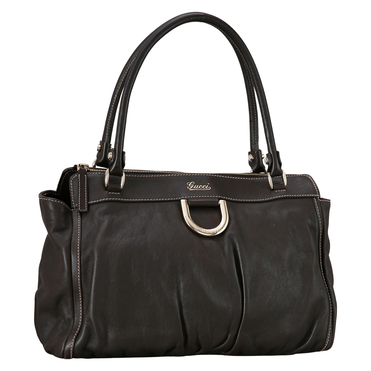 GUCCI(USED) 구찌 레더 토트백