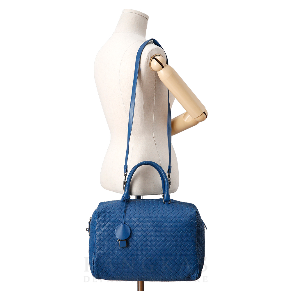 BOTTEGA VENETA(USED)보테가베네타 인트레치아토 보스턴 토트백