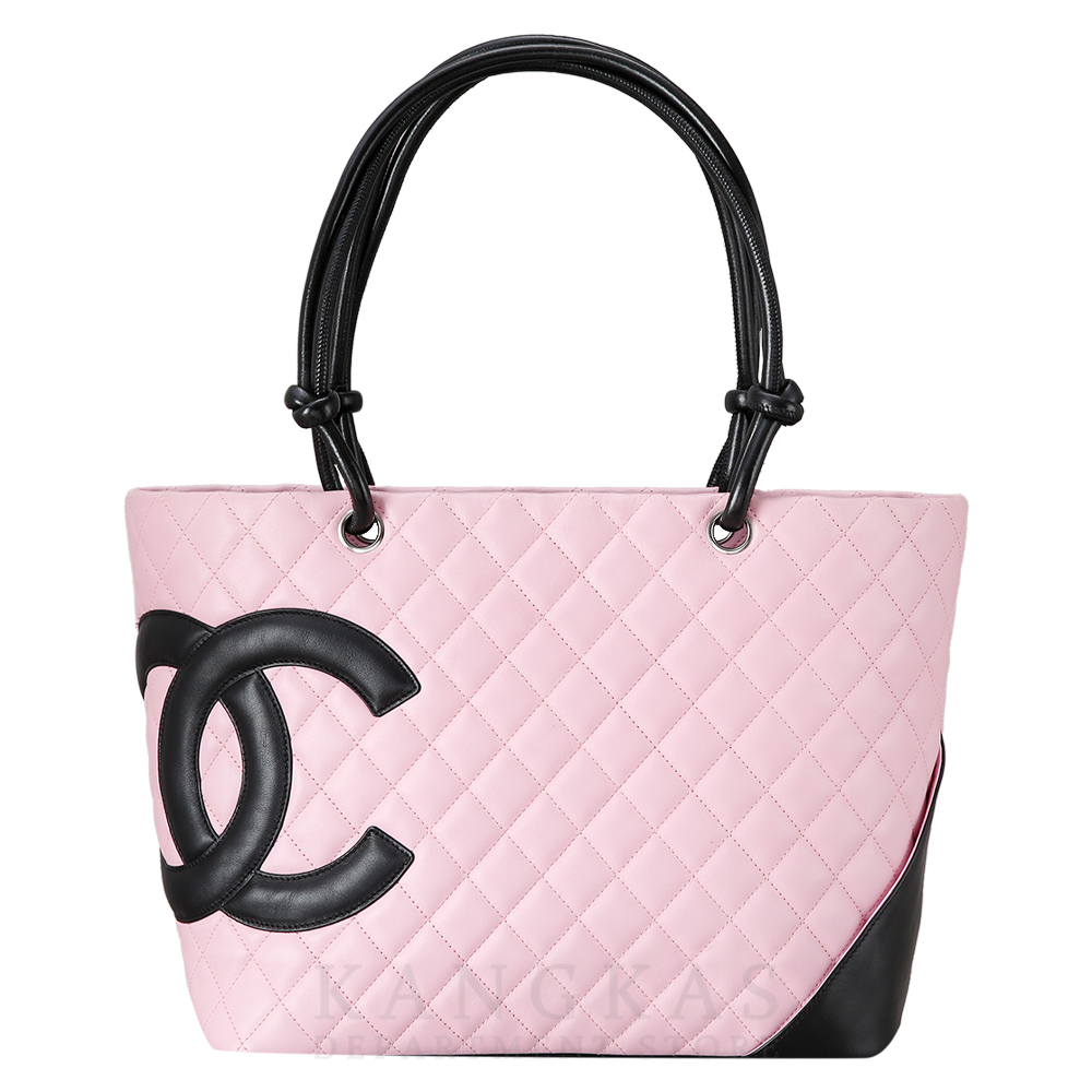 CHANEL(USED)샤넬 깜봉 토트백 & 파우치