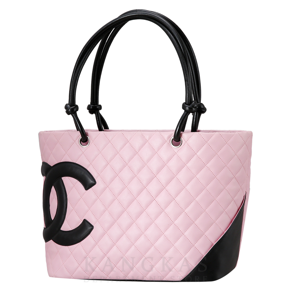 CHANEL(USED)샤넬 깜봉 토트백 & 파우치
