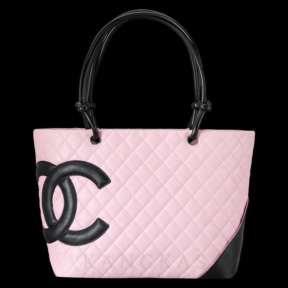 CHANEL(USED)샤넬 깜봉 토트백 & 파우치