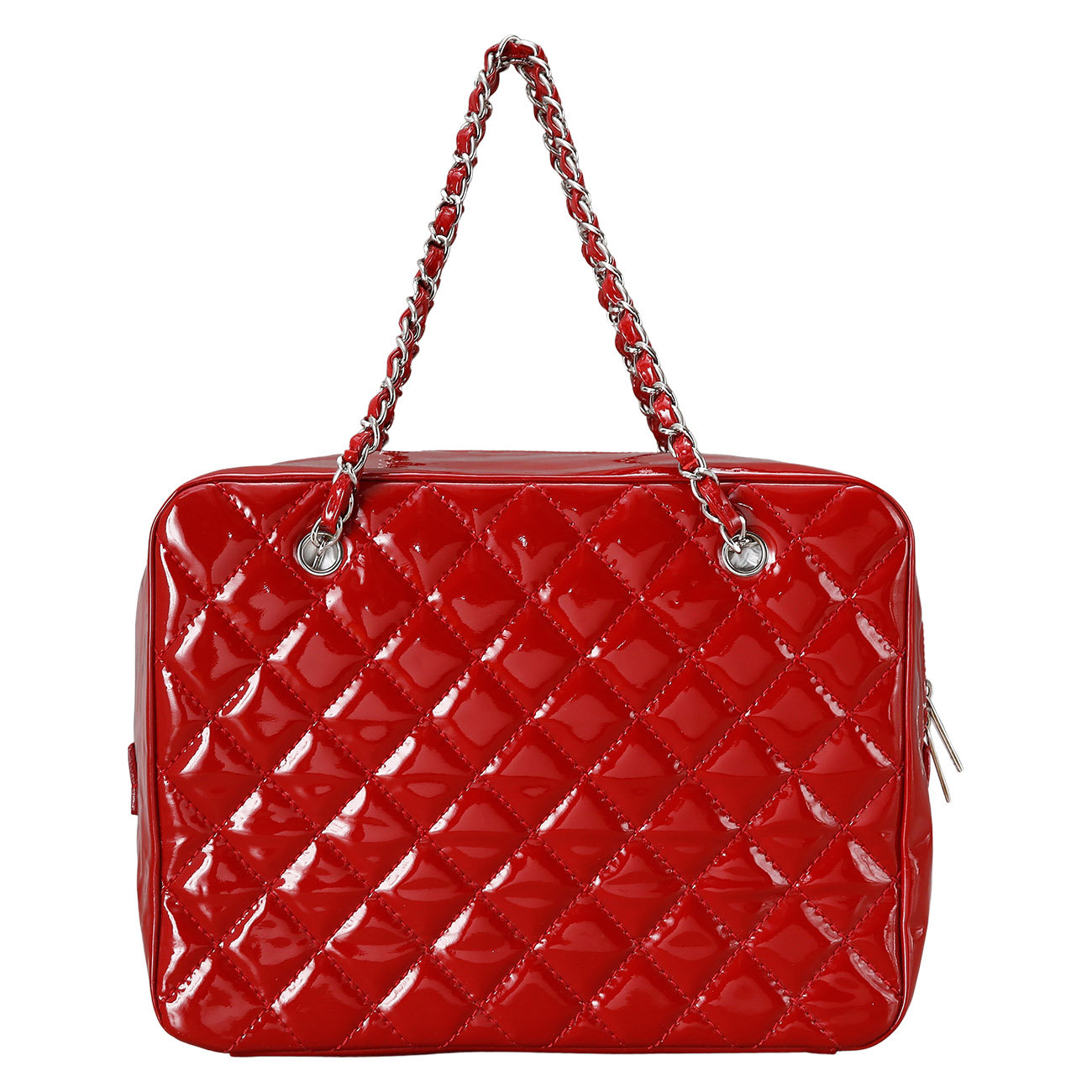 CHANEL(USED)샤넬 시즌 페이던트 보스턴 토트백