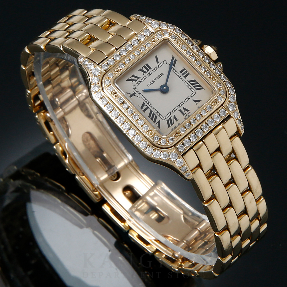 CARTIER(USED)까르띠에 팬더 골드 케이스 다이아베젤