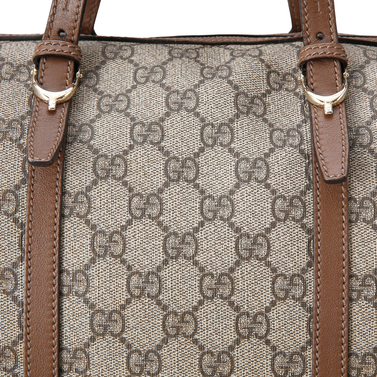 GUCCI(USED)구찌 GG로고 PVC 보스턴백