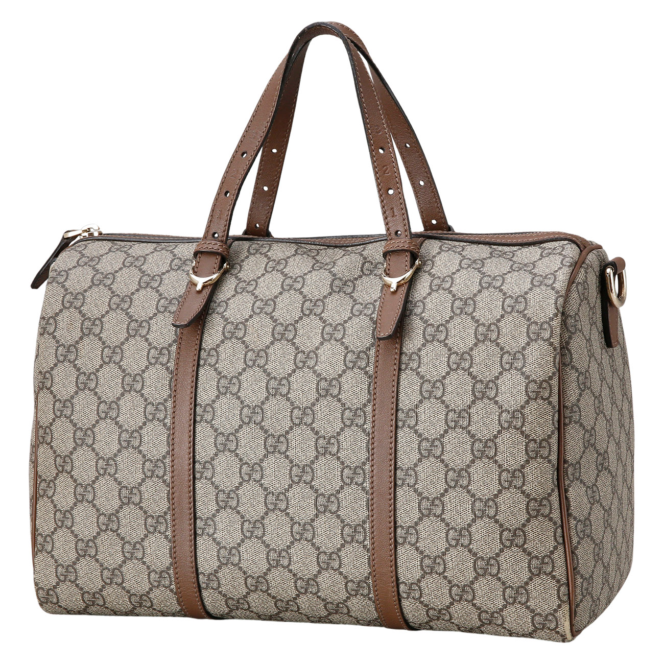 GUCCI(USED)구찌 GG로고 PVC 보스턴백