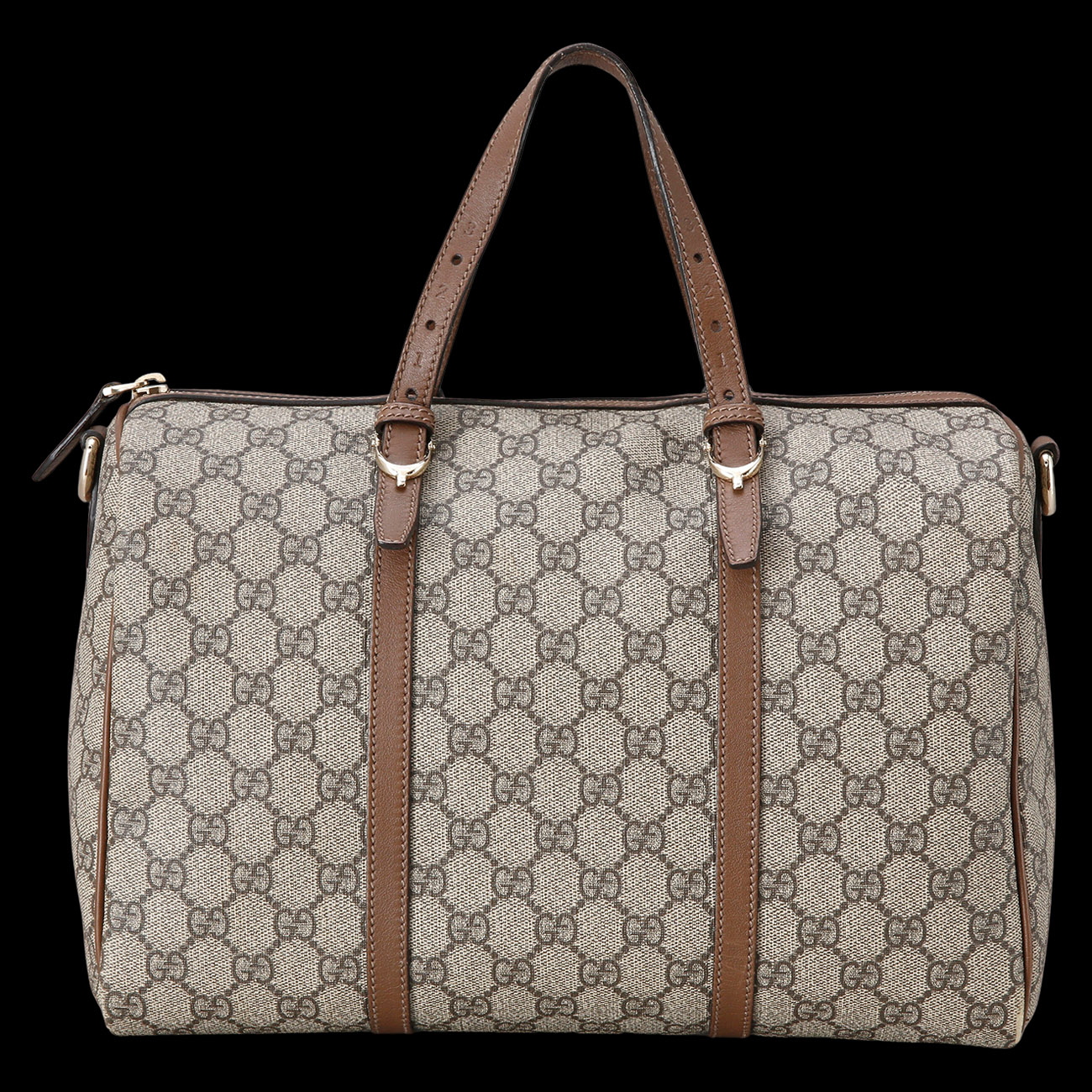 GUCCI(USED)구찌 GG로고 PVC 보스턴백
