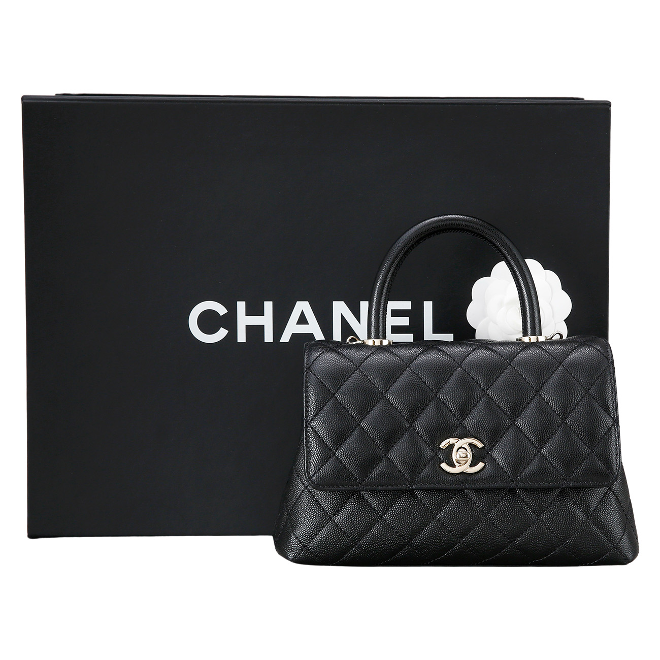 CHANEL(USED)샤넬 캐비어 코코핸들 스몰