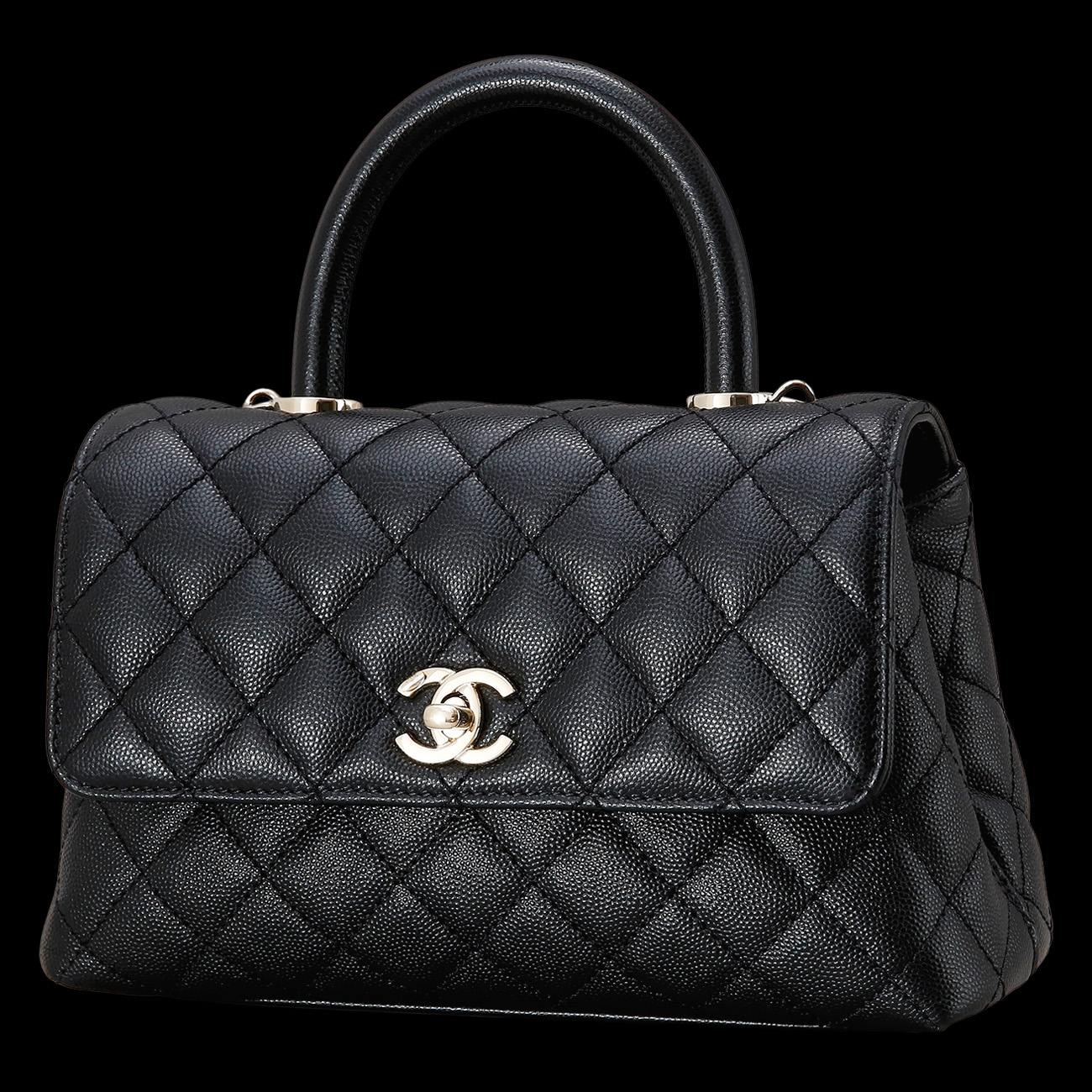 CHANEL(USED)샤넬 캐비어 코코핸들 스몰