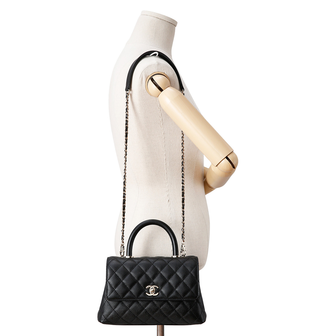 CHANEL(USED)샤넬 캐비어 코코핸들 스몰