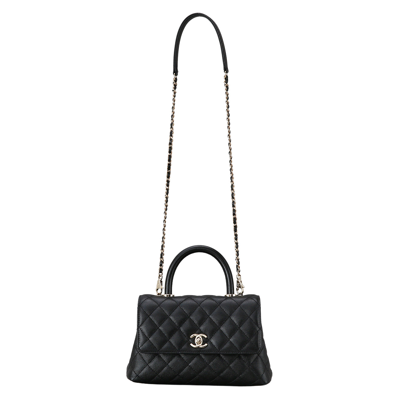 CHANEL(USED)샤넬 캐비어 코코핸들 스몰