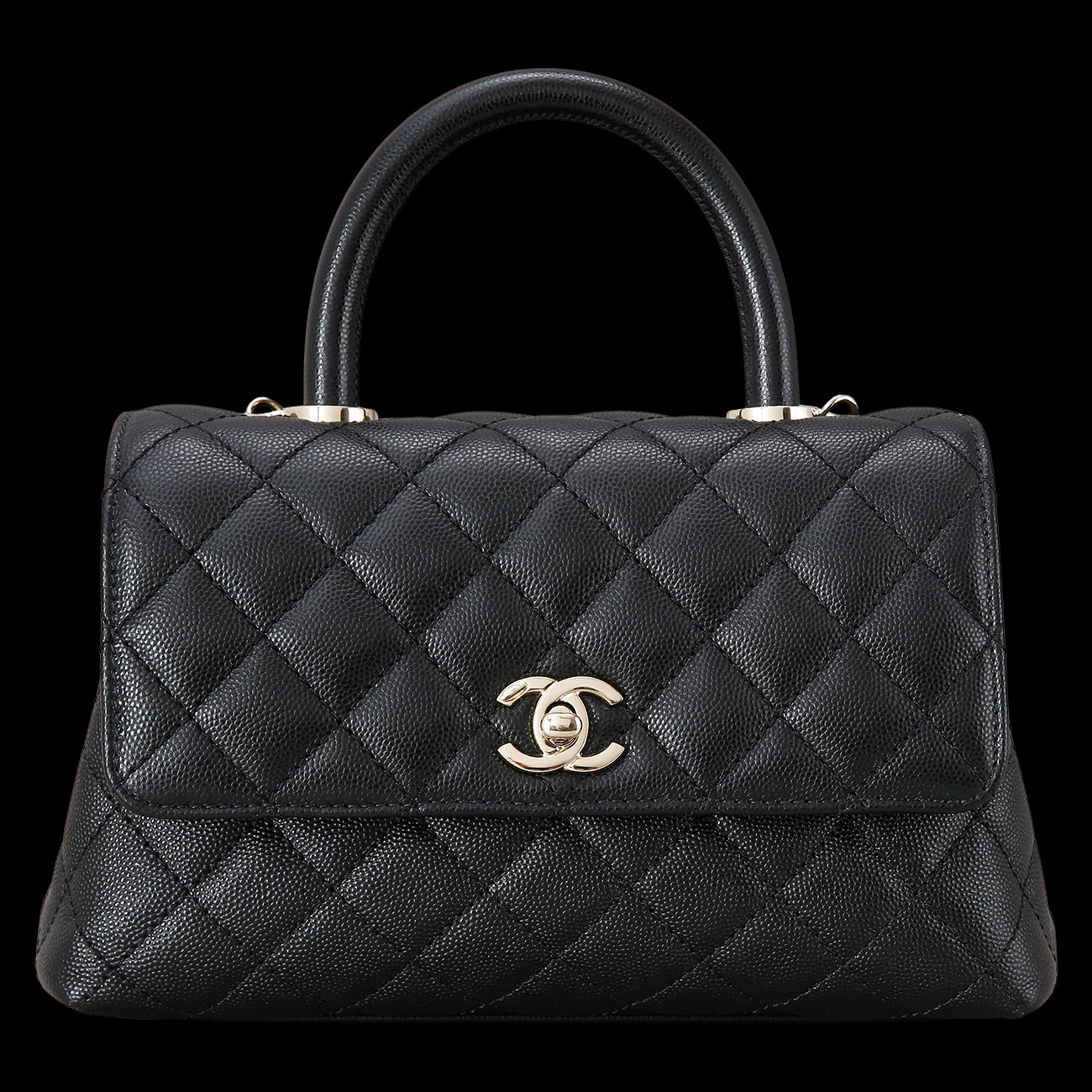 CHANEL(USED)샤넬 캐비어 코코핸들 스몰