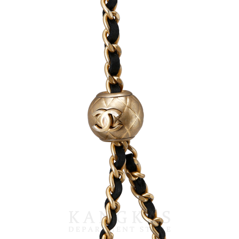 CHANEL(USED) 샤넬 클래식 램스킨 골든볼 WOC
