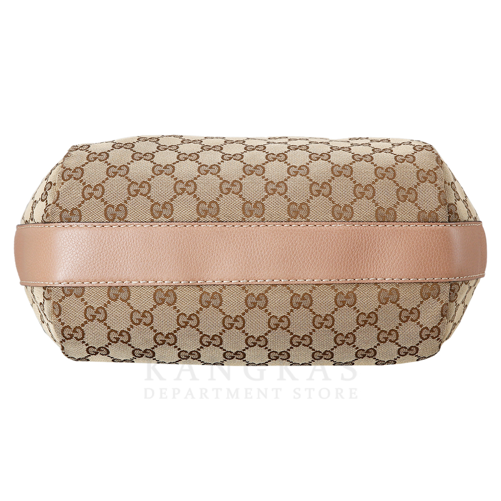 GUCCI(USED)구찌 뱀부 핸들 자가드 숄더백