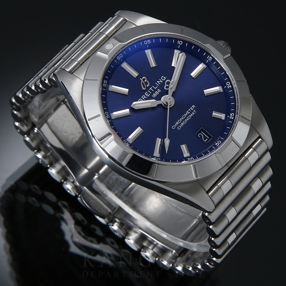 BREITLING(USED)브라이틀링 크로노멧32 스틸 쿼츠