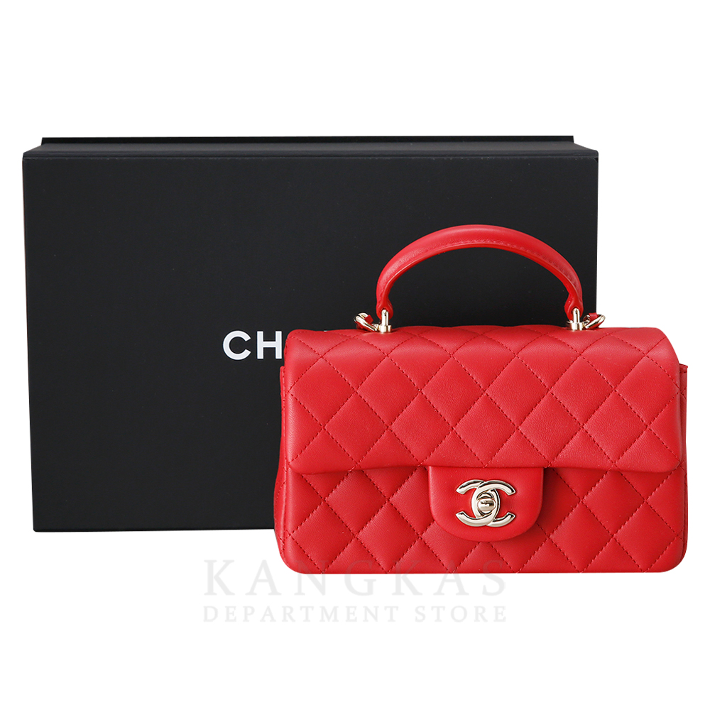 CHANEL(NEW)샤넬 클래식 램스킨 뉴미니 탑핸들 (새상품) NEW PRODUCT