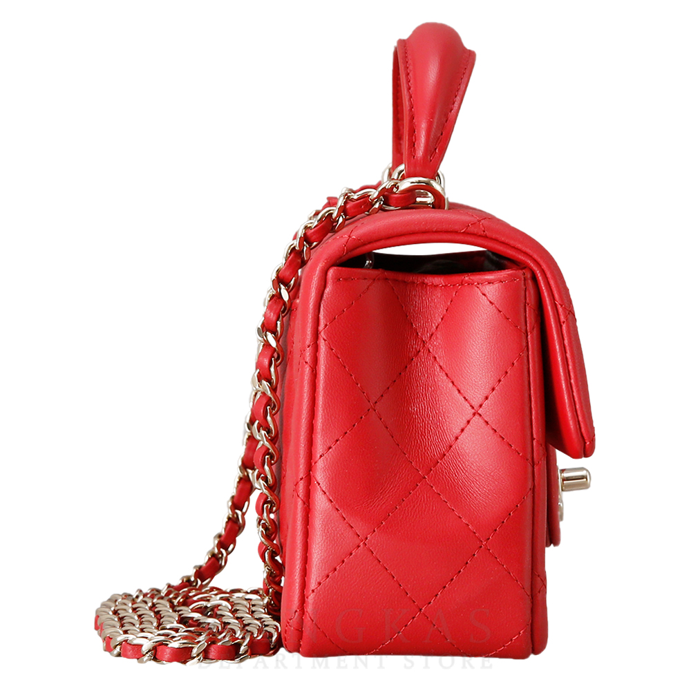 CHANEL(NEW)샤넬 클래식 램스킨 뉴미니 탑핸들 (새상품) NEW PRODUCT