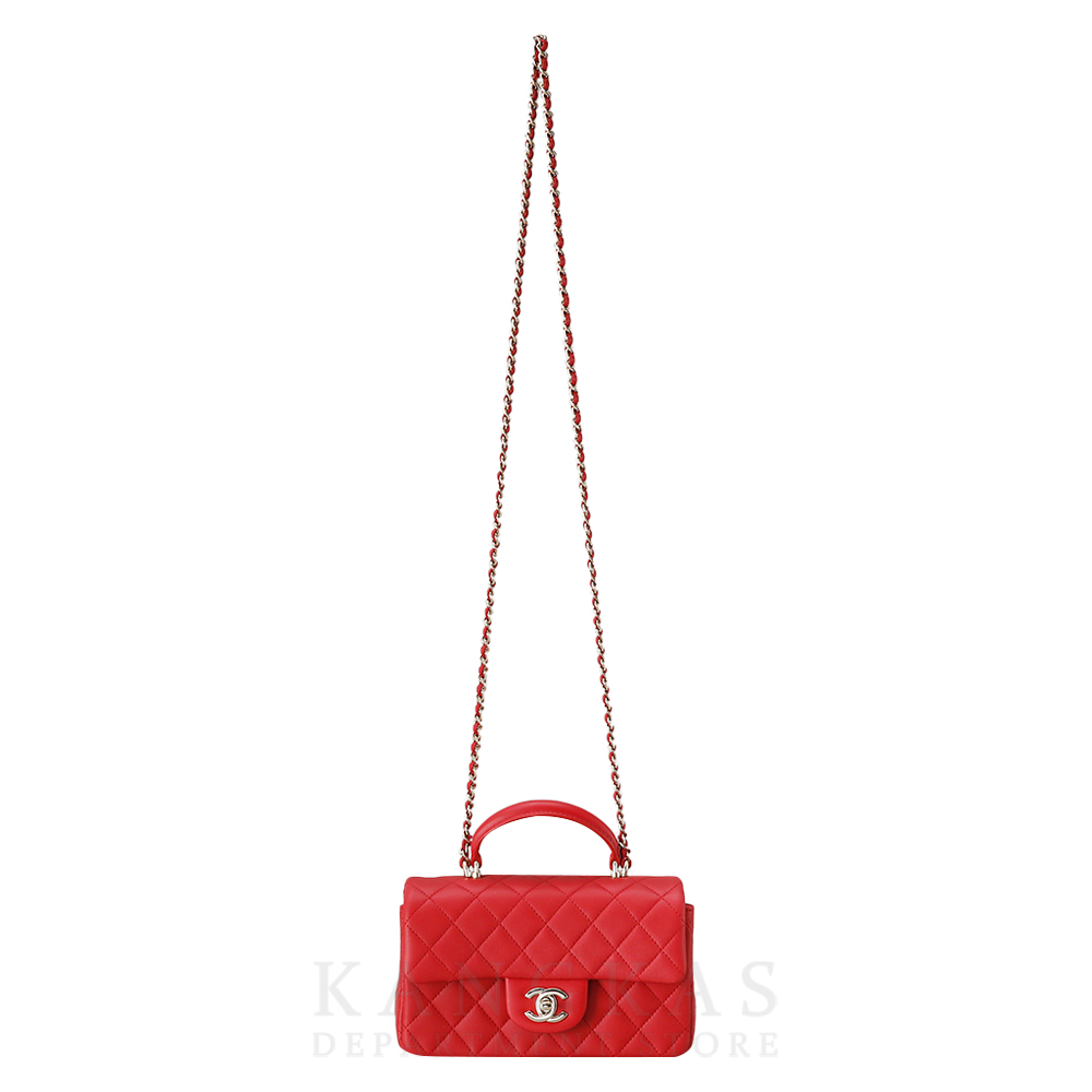 CHANEL(NEW)샤넬 클래식 램스킨 뉴미니 탑핸들 (새상품) NEW PRODUCT