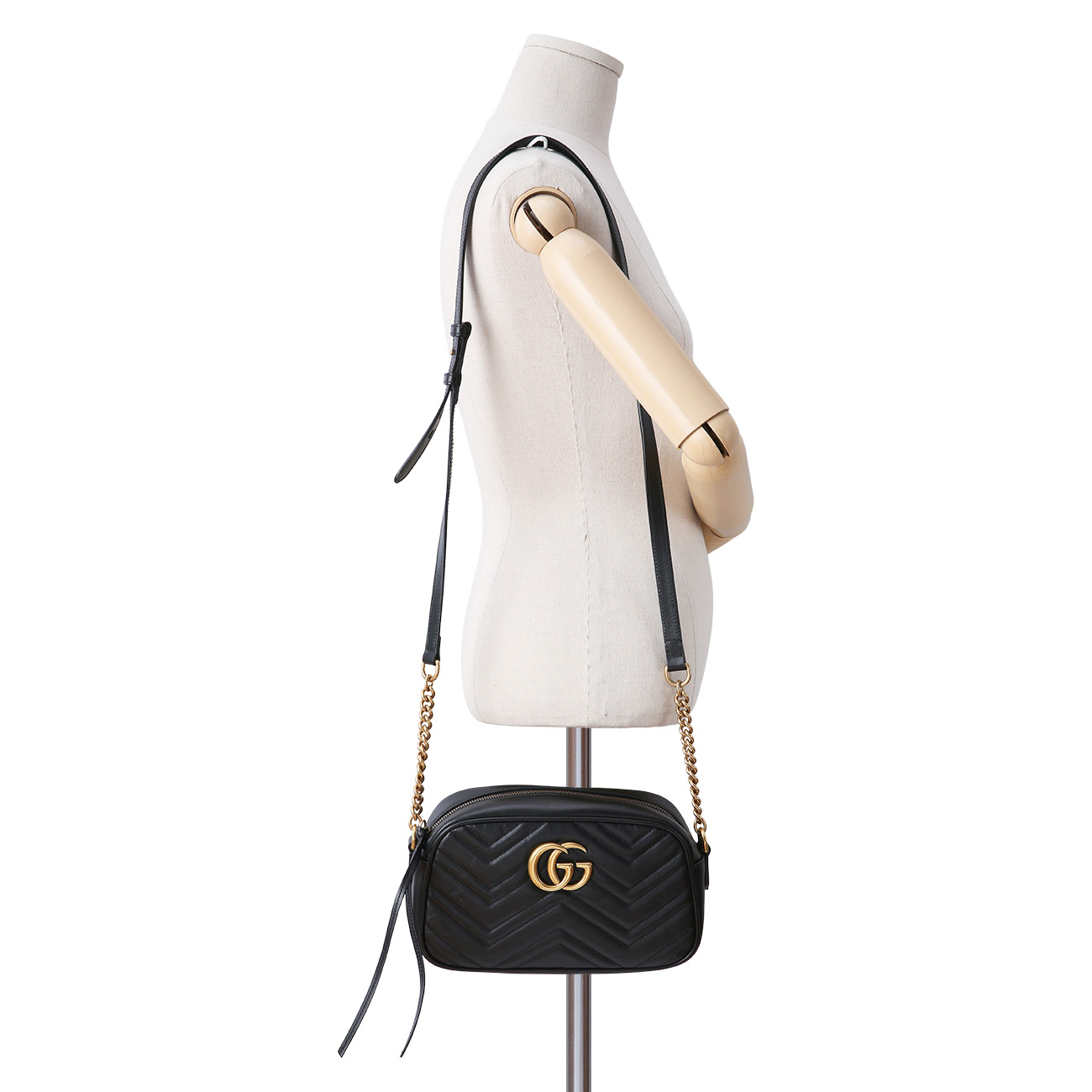 GUCCI(USED)구찌 447632 GG마몽 마틀라세 카메라백