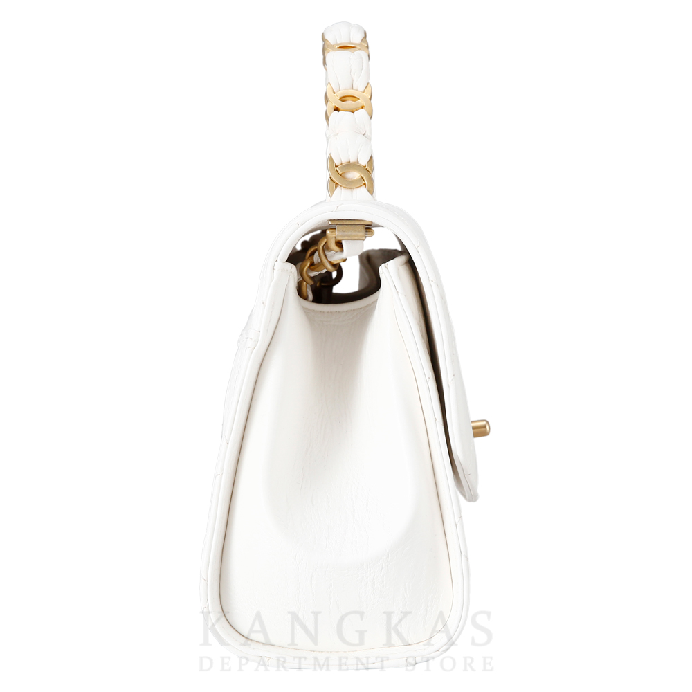 CHANEL(USED)샤넬 시즌 CC로고 탑 핸들백