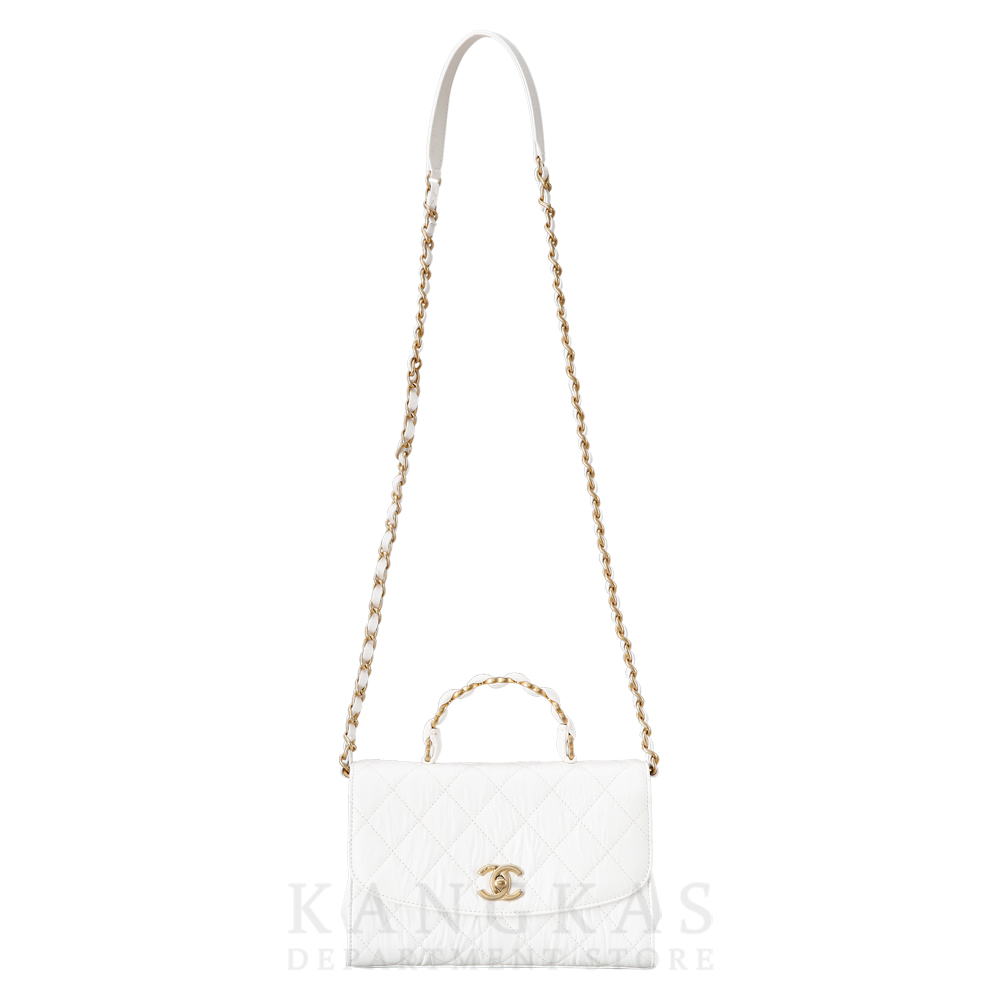 CHANEL(USED)샤넬 시즌 CC로고 탑 핸들백